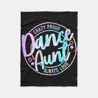 Crazy Proud Tie Dye Dance Moster Dancing Dancer Mo Fleecefilt