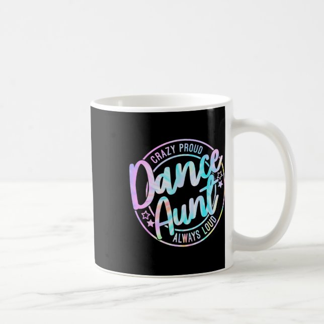 Crazy Proud Tie Dye Dance Moster Dancing Dancer Mo Kaffemugg (Höger)