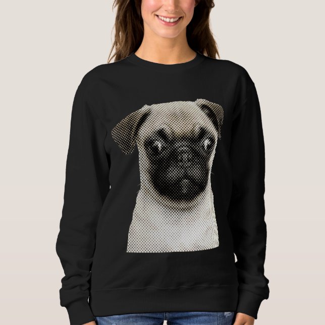 CRAZY PUG Classic T-Shirt 772 (Framsida)