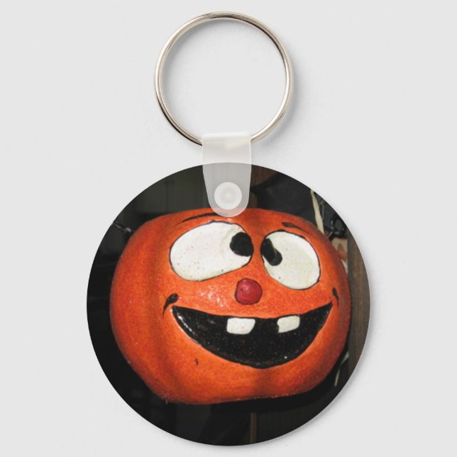 Crazy Pumpkin Nyckelring (Framsida)