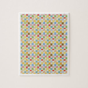 CRAZY QUILT 8x10 Puzzle - Vit Pussel