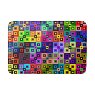 Crazy Quilt Bath Mat Badrumsmatta