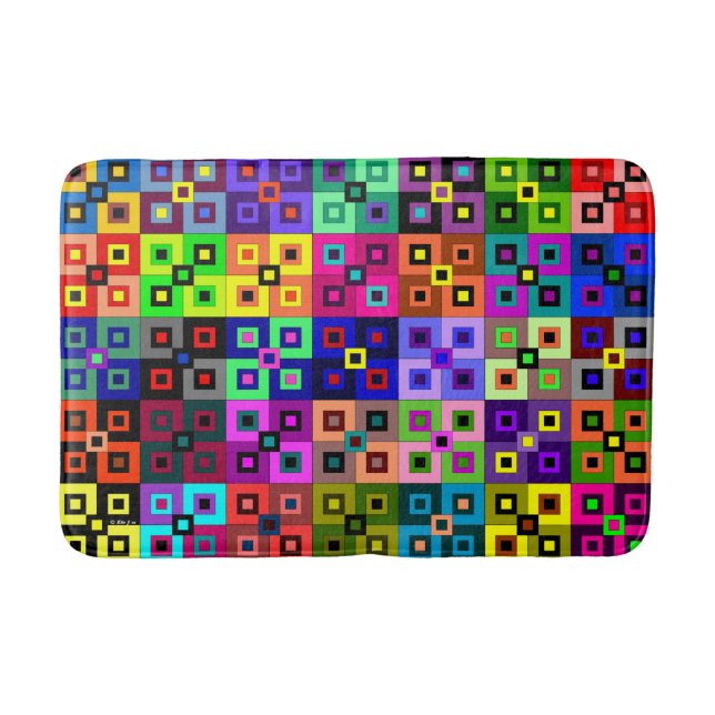 Crazy Quilt Bath Mat Badrumsmatta (Framsidan)