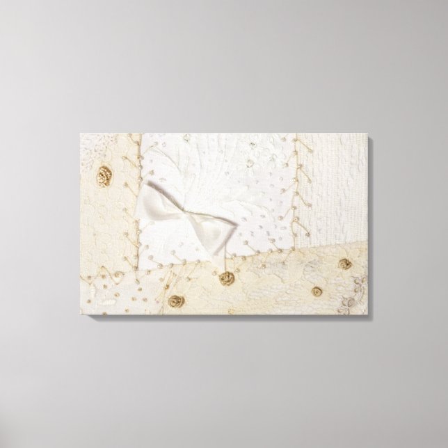 Crazy Quilt Design Canvastryck (Framsida)