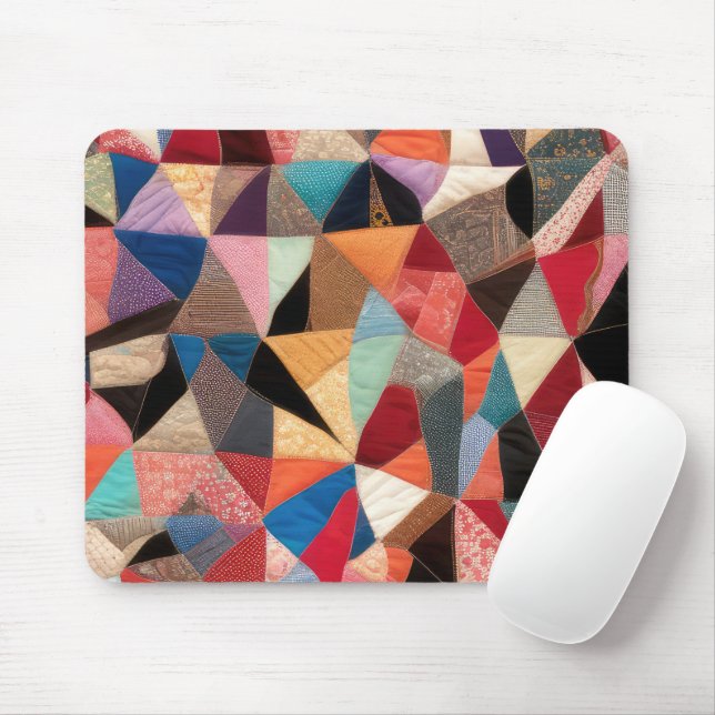Crazy Quilt Design Musmatta (Med mus)
