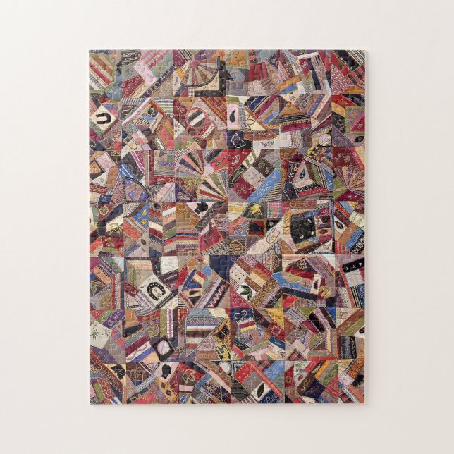 Crazy quilt design pussel (Vertikal)