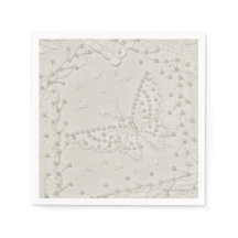 Crazy Quilt Embroized Design Napkins