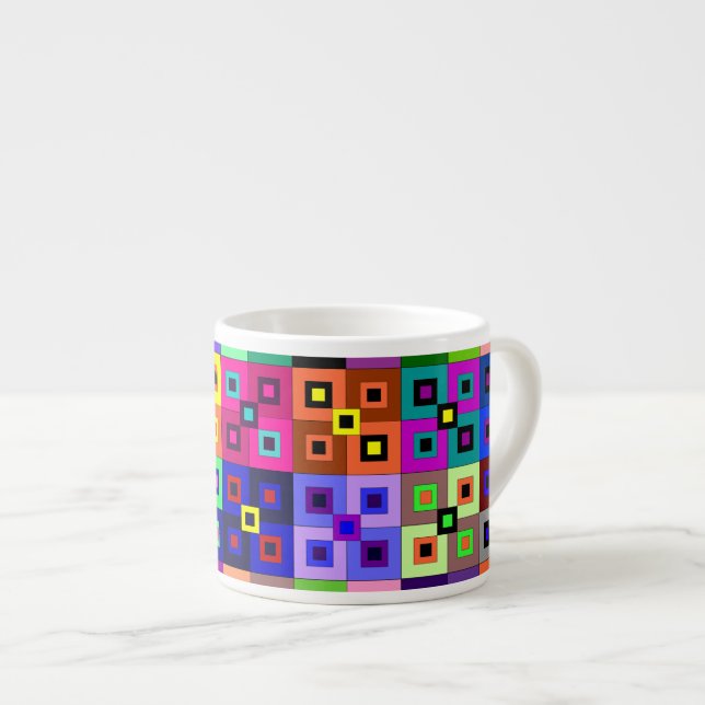 Crazy Quilt Espresso Mugg Espressomugg (Framsida höger)