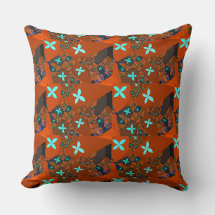 Crazy Quilt - Fractal Abstract Design Kudde