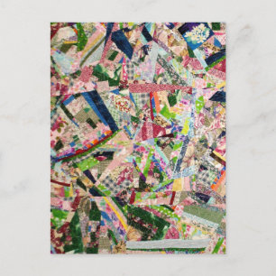 Crazy Quilt i Vår Färg Vykort