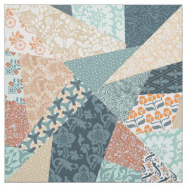 "Crazy Quilt" Imitation Patchwork Tyg