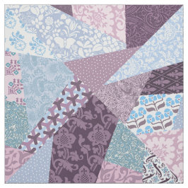 "Crazy Quilt" Imitation Patchwork Tyg