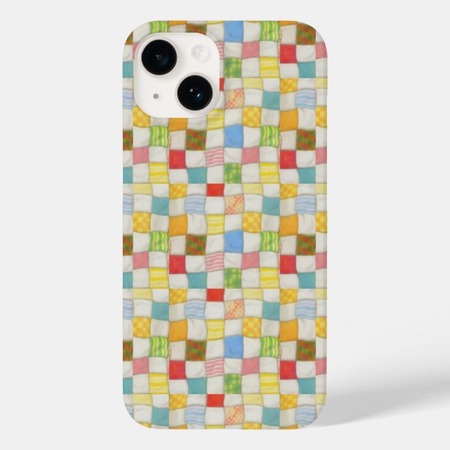 CRAZY QUILT iPhone 14 Fodral (Baksida)
