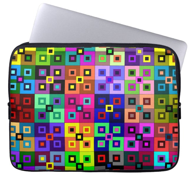 Crazy Quilt Laptop sleeve (Framsidan)