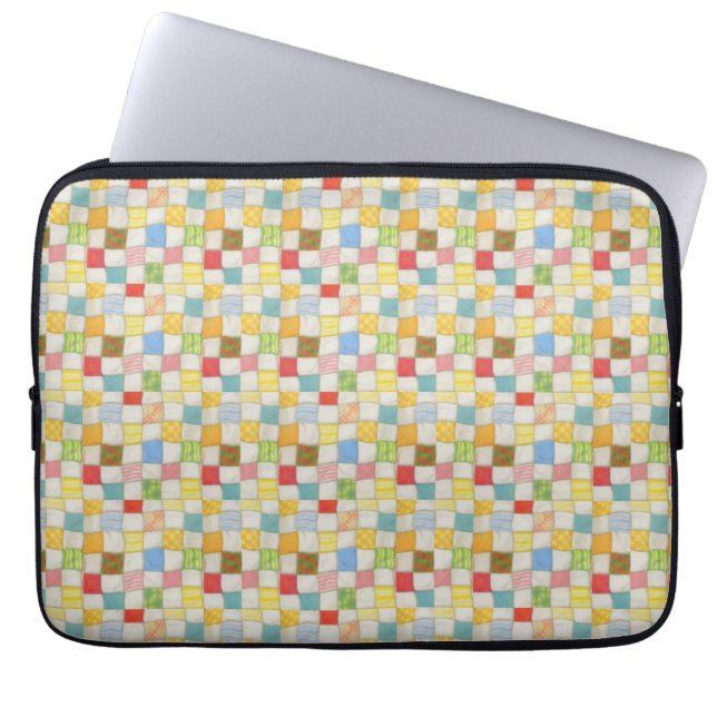 CRAZY QUILT Laptop sleeve (Framsidan)