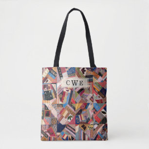Crazy Quilt Patchwork-look-Anpassningsbar Tygkasse