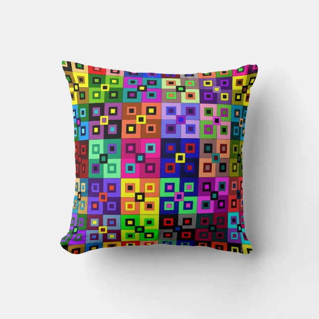 Crazy Quilt Pillow Kudde (Framsida)