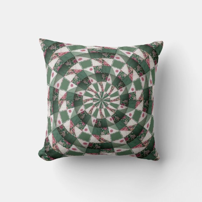 Crazy Quilt Pillow Kudde (Framsida)