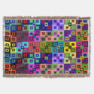 Crazy Quilt Throw Blanket Filt