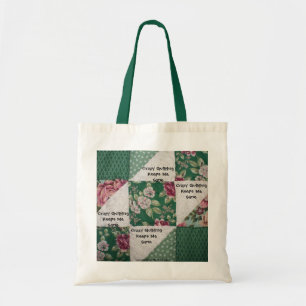 Crazy Quilting Bag Tygkasse