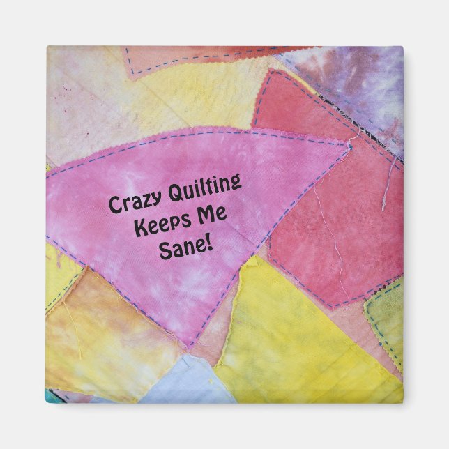 Crazy Quilting Magnet (Framsidan)