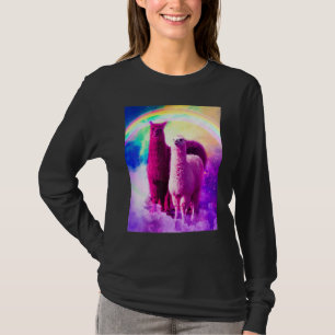 Crazy Rainbow Blade i rymden T Shirt