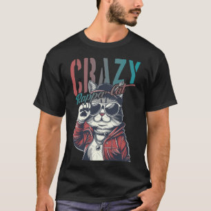 Crazy Rapper Cat T Shirt