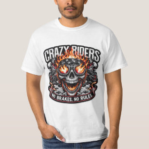 Crazy Riders - Dold Biker Spirit Graphic Tee Rid