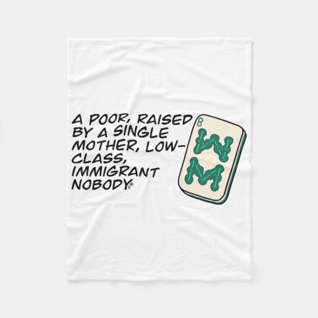 Crazy Rik Asians Mahjong-scencitat Classic Fleecefilt (Framsidan)