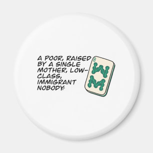 Crazy Rik Asians Mahjong-scencitat Classic Magnet