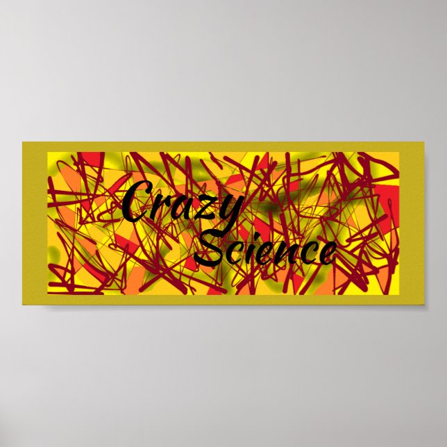 Crazy Science-referens till TV-show Orphan Black a Poster (Framsidan)