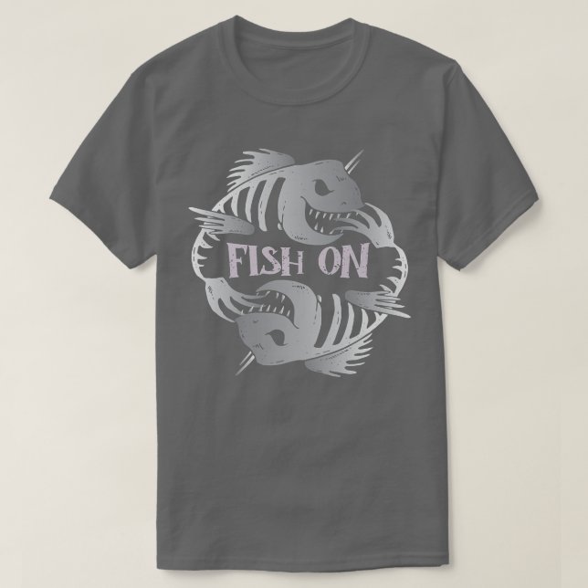 Crazy Skeleton Fish on Graphic  T Shirt (Design framsida)