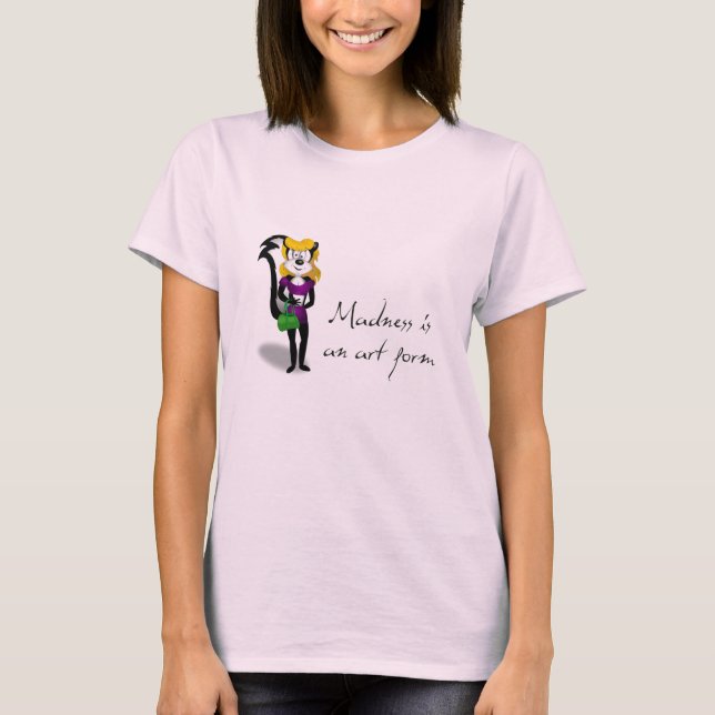 Crazy Skunk Shirt Tee (Framsida)