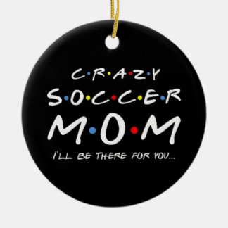 Crazy Soccer Mamma Julgransprydnad Keramik