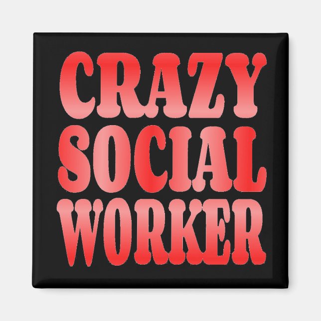 Crazy Social Worker i Red Magnet (Framsidan)