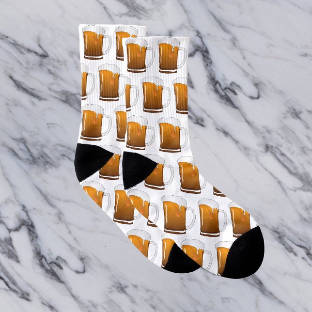 Crazy Socks för Beer Mugg Roligt Strumpor (Skapare uppladdad)