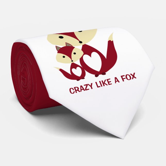 Crazy som en räv, Red Fox Burlap Slips (Rullad)