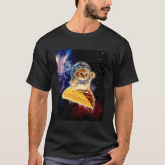 Crazy Space Taco Cat Funny V2 T Shirt