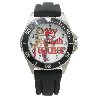 Crazy Spain Teacher Armbandsur