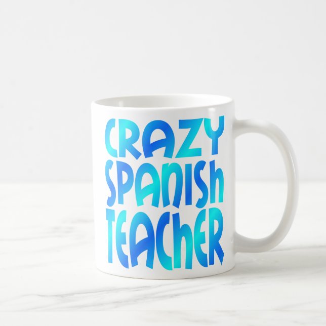 Crazy Spain Teacher Kaffemugg (Höger)