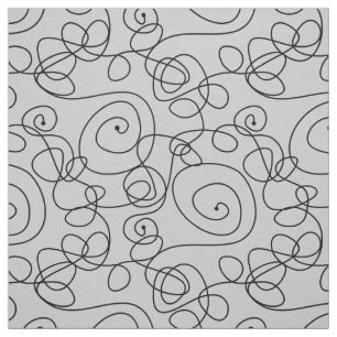 Crazy Spiral Linjer Black + din bakgrund och dina Tyg