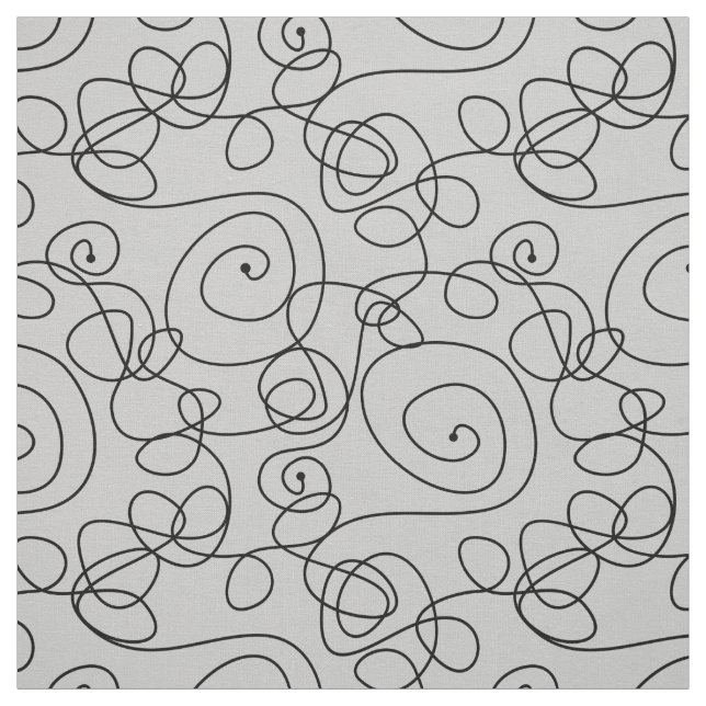 Crazy Spiral Linjer Black + din bakgrund och dina  Tyg (Provkarta)