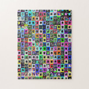 Crazy Squares iPad 3 Skin Pussel