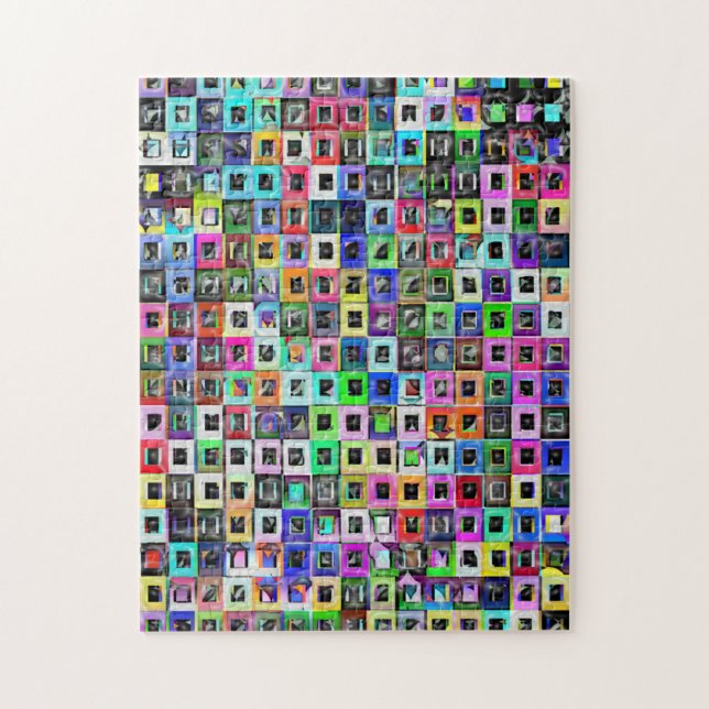 Crazy Squares iPad 3 Skin Pussel (Vertikal)
