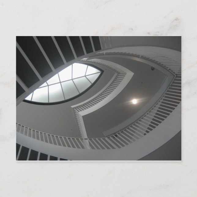 Crazy Staircase Tittar upp Vykort (Framsida)