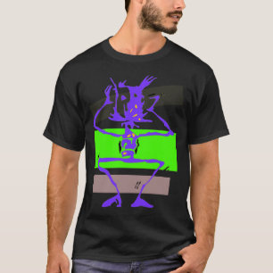 Crazy Stick figur Monster T Shirt