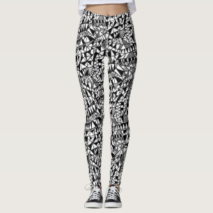 Crazy Structure Mönster 060423 Leggings