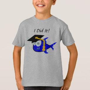 Crazy studenten monster Shark T-shirt