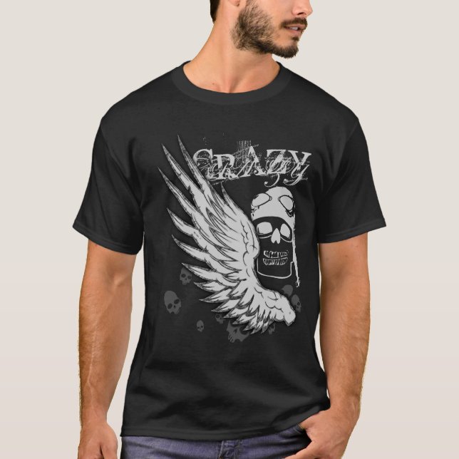 Crazy Suicide Pilot T-shirt (Framsida)