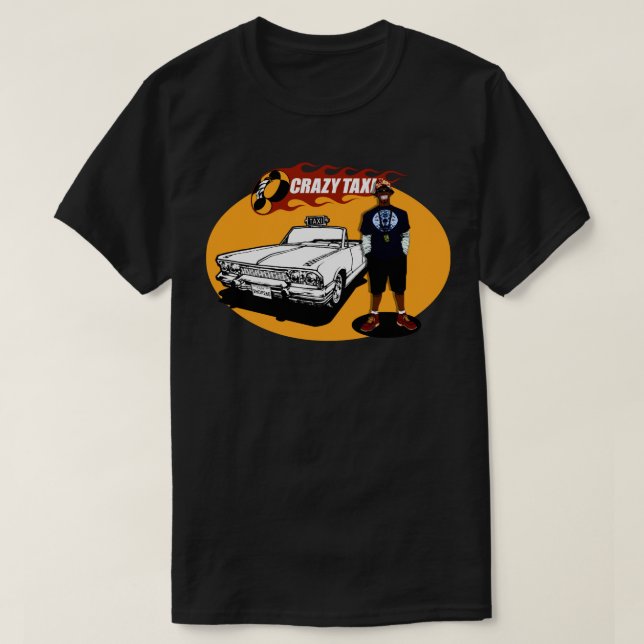 Crazy Taxi BD Joe 2D T Shirt (Design framsida)